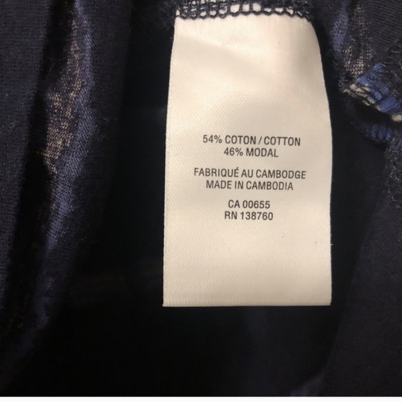 Reitmans size small dark blue cap sleeve tanktop - Picture 4 of 5